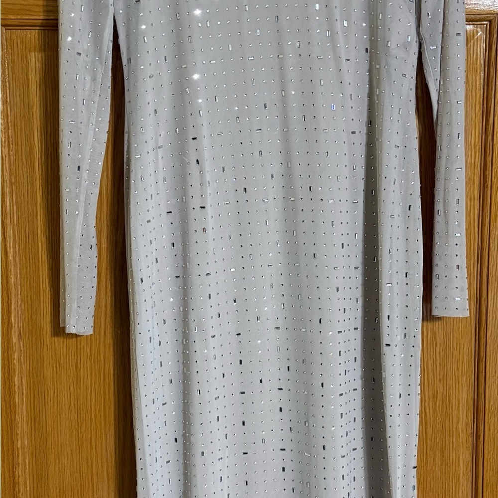 Tilly Rhinestone Embellished Midi Dress - Picture 7 of 8